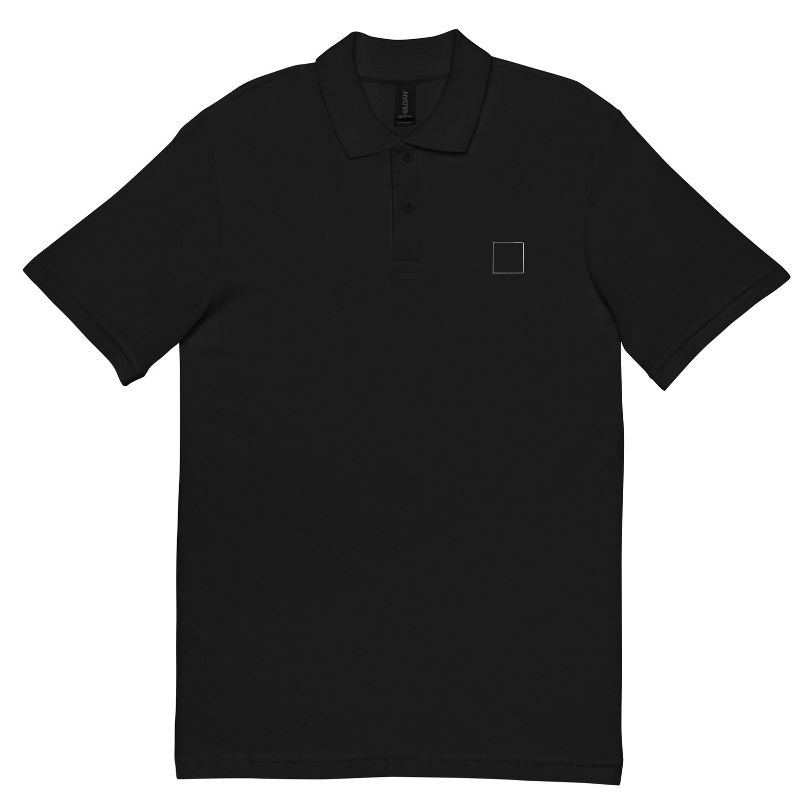 Unisex Embroidered Pique Polo Shirt - Image 3