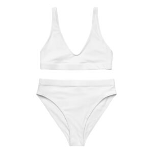 All-Over Print Recycled High-Waisted Bikini
