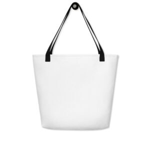 All-Over Print Large Tote Bag with Pocket