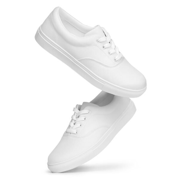 mens-lace-up-canvas-shoes-white-front-68508ec7b74a8.jpg Men's Lace-Up Canvas Shoes