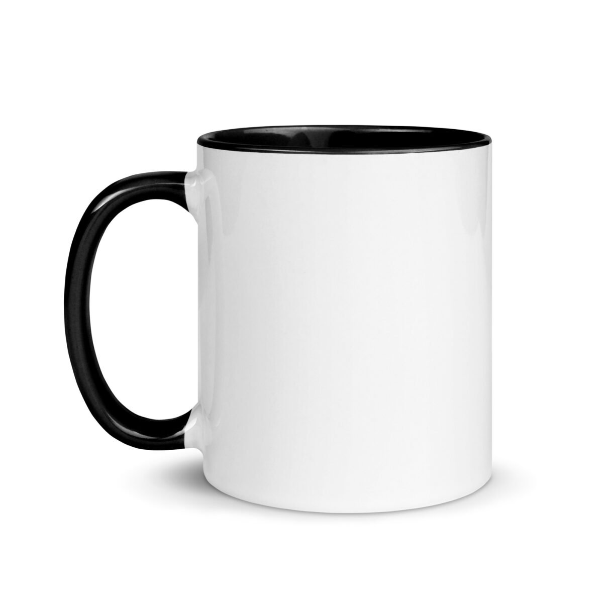 White Ceramic Mug with Color Inside